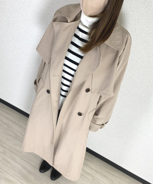 定番のベージュを素敵に着まわし！「トレンチコートを使った技ありコーデ13選」