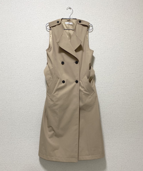 DoCLASSE 二重織りワッシャーツイル・２WAYトレンチ 27,390円