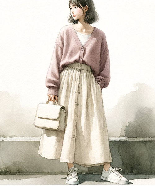 ナチュラル服を大人可愛く着こなすポイントと服の選び方