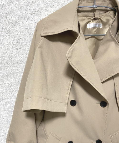DoCLASSE 二重織りワッシャーツイル・２WAYトレンチ 27,390円