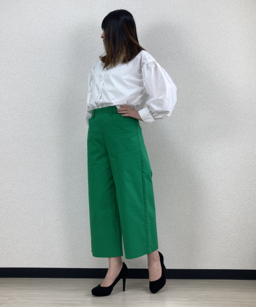 DoCLASSE シェイプストレッチ・クロップドワイド