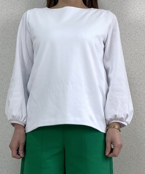 DoCLASSE　ボートネック／9分袖パフ・ドゥクラッセTシャツ