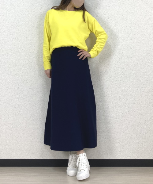 DoCLASSE　総針編み・Aラインニットスカート