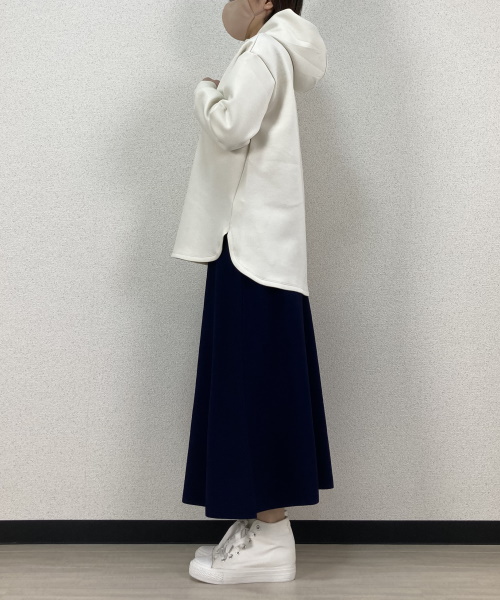 DoCLASSE ファインストレッチ・フーディプルオーバー