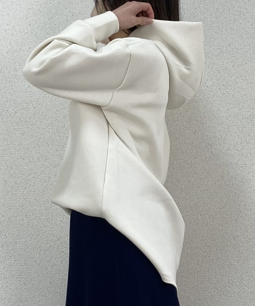 DoCLASSE ファインストレッチ・フーディプルオーバー