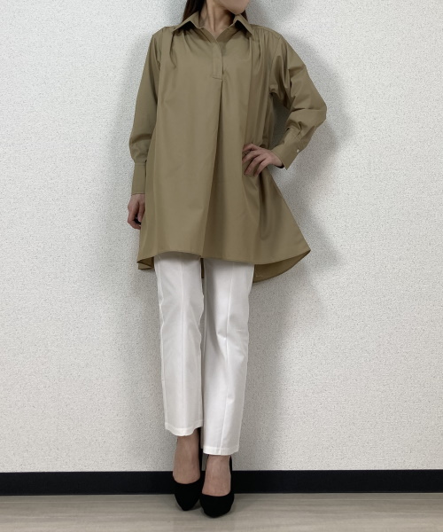 DoCLASSE　タイプライター・ギャザーチュニック