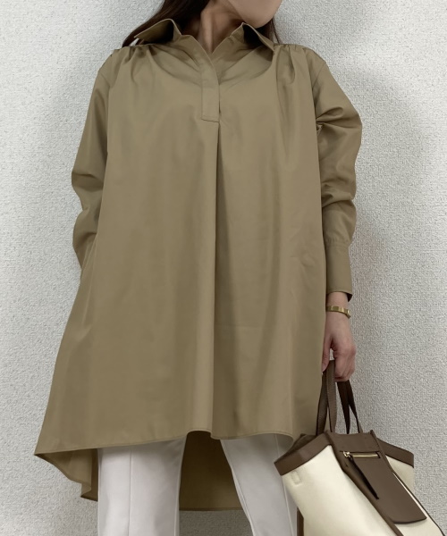 DoCLASSE　タイプライター・ギャザーチュニック