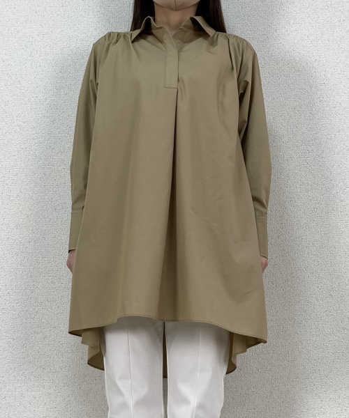 DoCLASSE　タイプライター・ギャザーチュニック