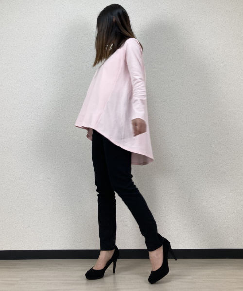 DoCLASSE　ラウンドフレア／長袖・ドゥクラッセTシャツ