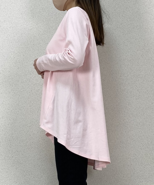 DoCLASSE　ラウンドフレア／長袖・ドゥクラッセTシャツ