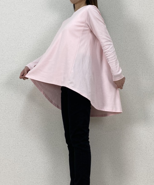 DoCLASSE　ラウンドフレア／長袖・ドゥクラッセTシャツ