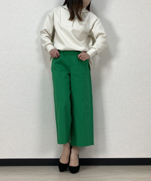 DoCLASSE ファインストレッチ・フーディプルオーバー