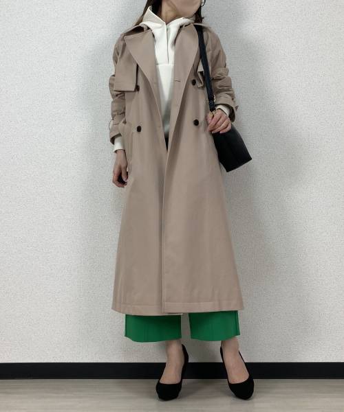 DoCLASSE ファインストレッチ・フーディプルオーバー