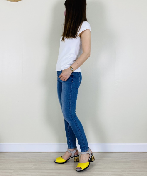 fitfit　スクエアトゥサンダル