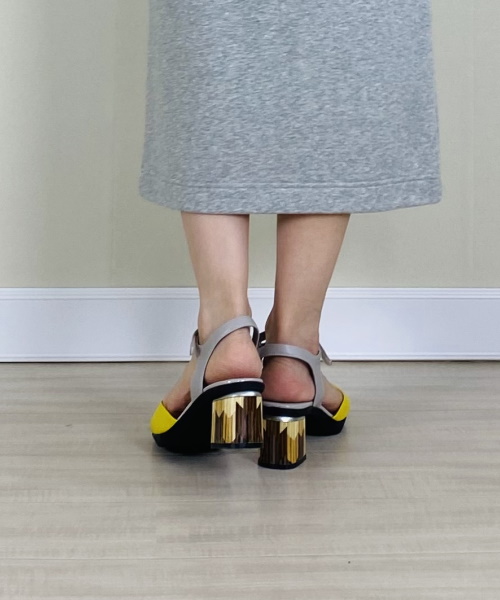 fitfit　スクエアトゥサンダル