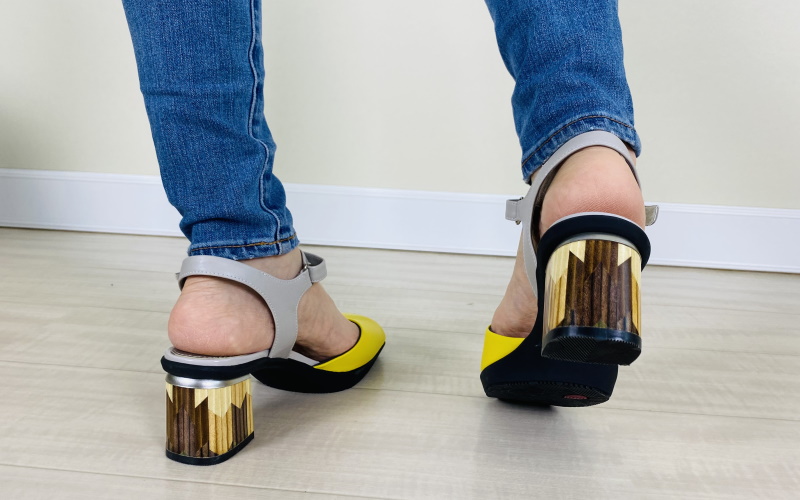 fitfit　スクエアトゥサンダル