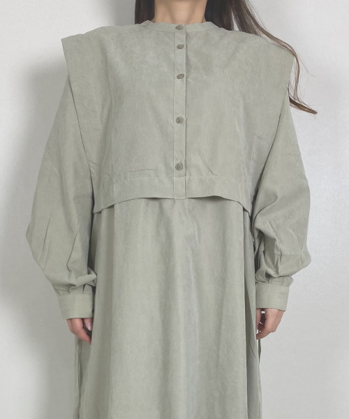 NOAHL　ピーチスキン2wayレイヤードワンピース　7,590円 (税込)