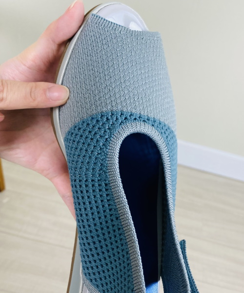 fitfit　しなやかウェッジニットサンダル