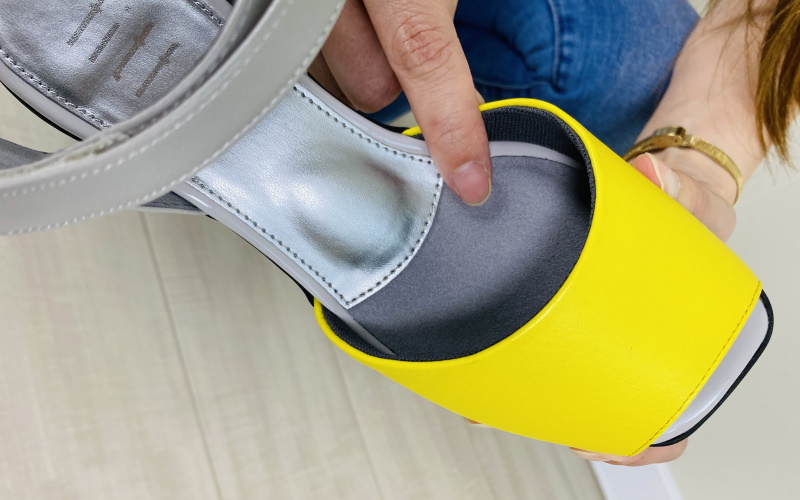 fitfit　スクエアトゥサンダル