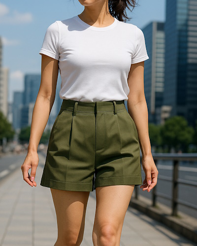 30代アラサー女性が使っても痛くないショートパンツの特徴は？大人が選ぶポイントとコーディネート