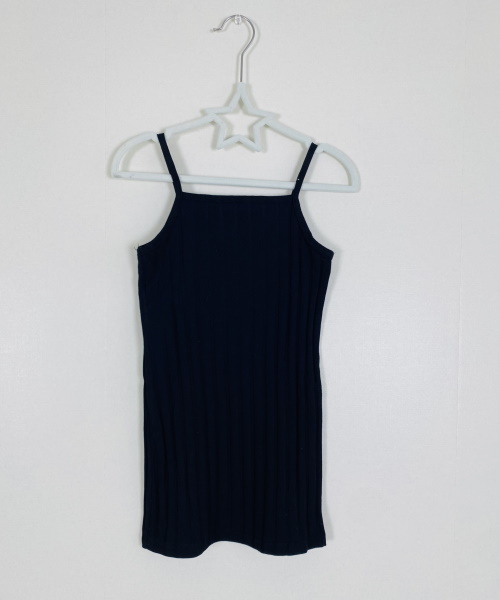 SHEIN 女の子幼児 文字グラフィック プルオーバー ＆ リブニット キャミドレス