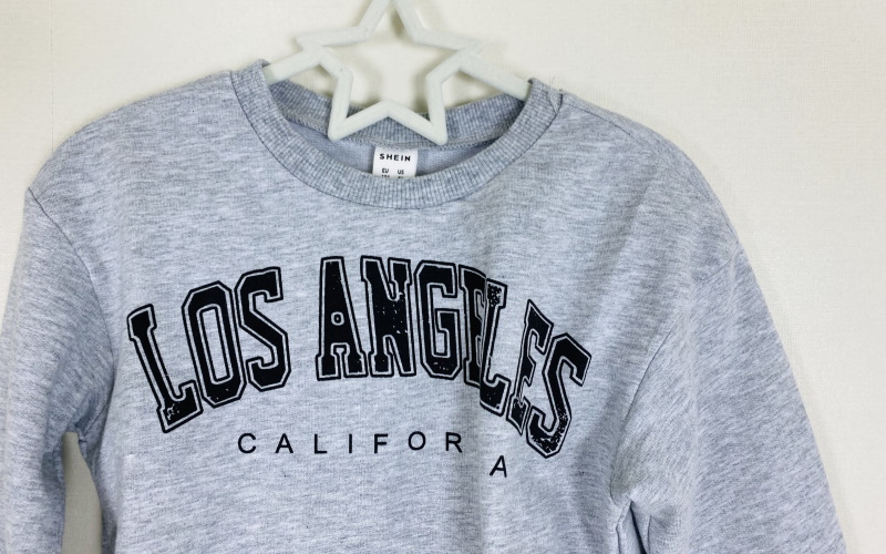 SHEIN 女の子幼児 文字グラフィック プルオーバー ＆ リブニット キャミドレス