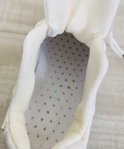 Boys メッシュパネル ドローストリングデザイン 厚底スニーカー