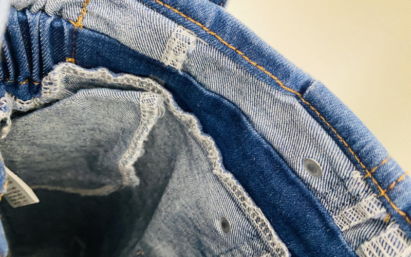 女の子幼児 フレアレッグ デニムオーバーオール