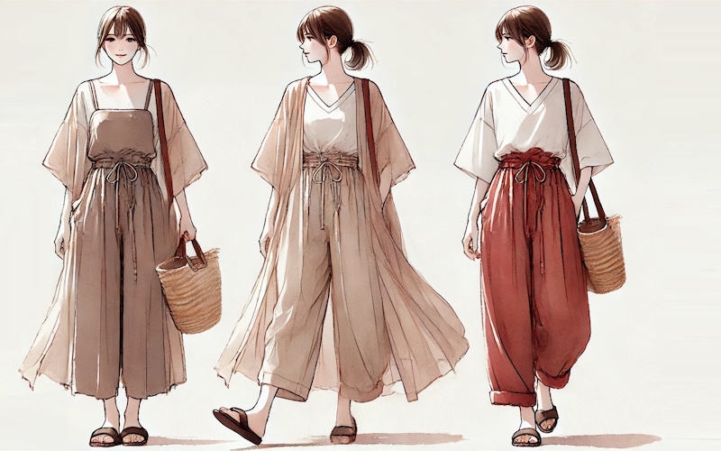 小柄さん×骨格ナチュラル「スタイルアップが叶う着こなし方」もっとバランスよく！