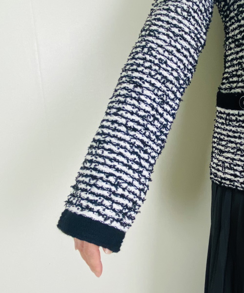 リボンヤーン・ブレードトリムジャケット　19,690円（税込）