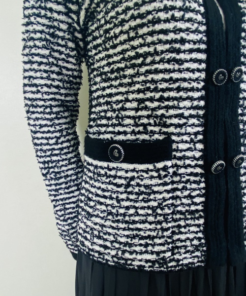 リボンヤーン・ブレードトリムジャケット　19,690円（税込）