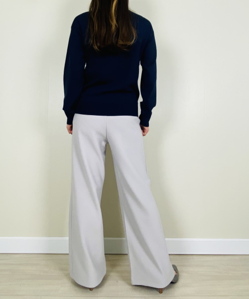 DoCLASSE　ハイツイストニット・ボートネック　4,389円（税込）