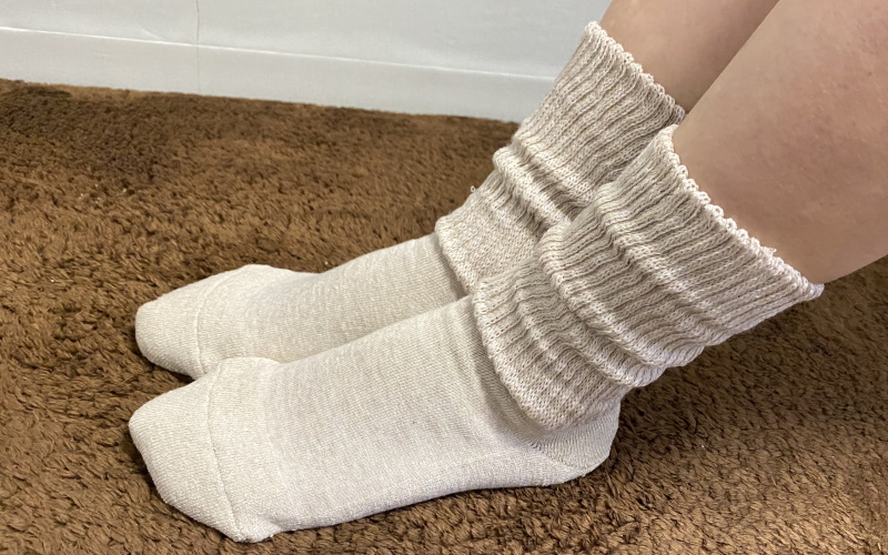 DoCLASSE　Nukle・シルク混裏パイルソックス