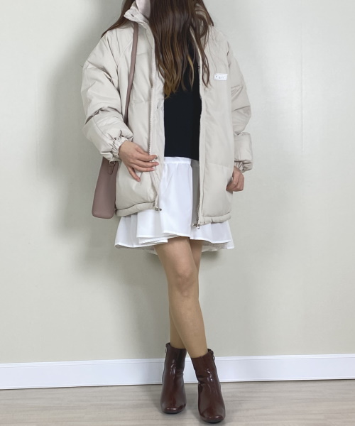 Newlyme オーバーサイズダウンジャケット ¥4,990(税込)