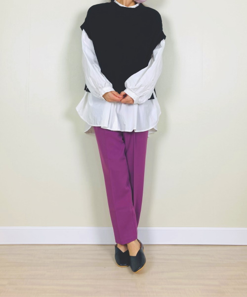 アクアガレージ　テーパードパンツ　