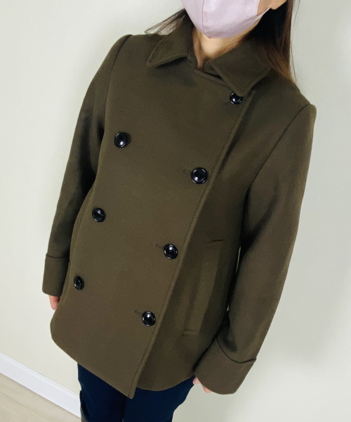 DoCLASSE　ニードルメルトン・Pコート　16,390円（税込）