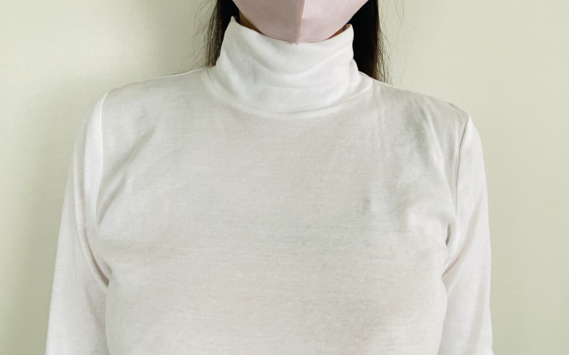 DoCLASSE　ハイツイストニット・ボートネック　4,389円（税込）