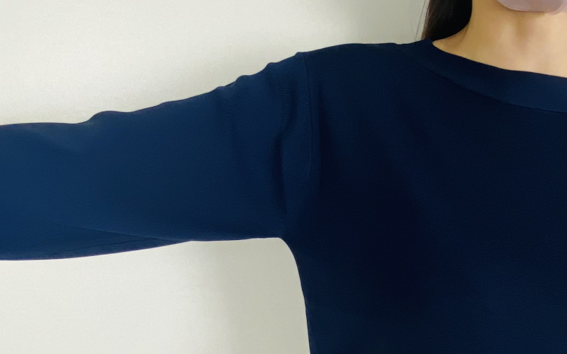 DoCLASSE　ハイツイストニット・ボートネック　4,389円（税込）