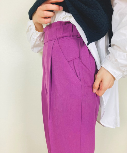 アクアガレージ　テーパードパンツ　