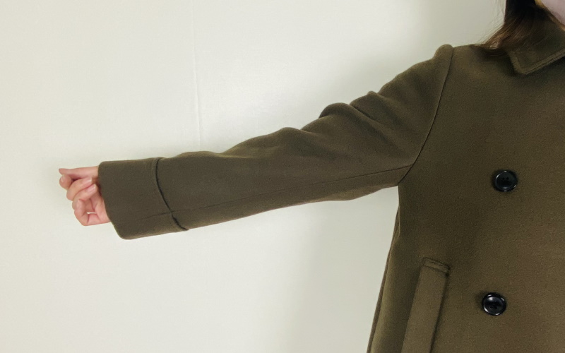 DoCLASSE　ニードルメルトン・Pコート　16,390円（税込）