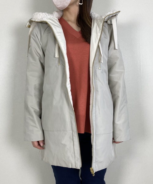 DoCLASSE　マジカルサーモ・ボアフードコート　16,390円（税込）