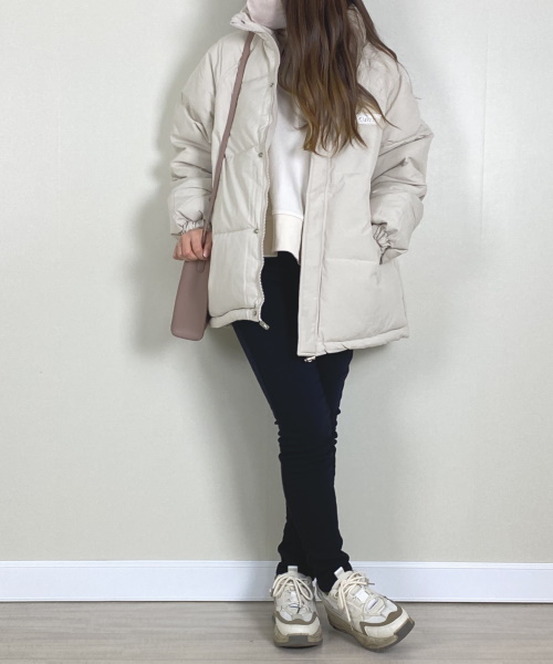 Newlyme オーバーサイズダウンジャケット ¥4,990(税込)