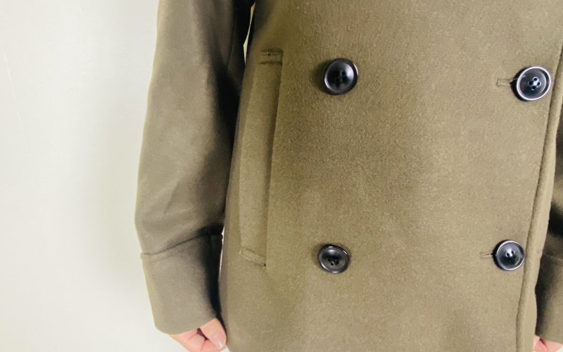 DoCLASSE　ニードルメルトン・Pコート　16,390円（税込）