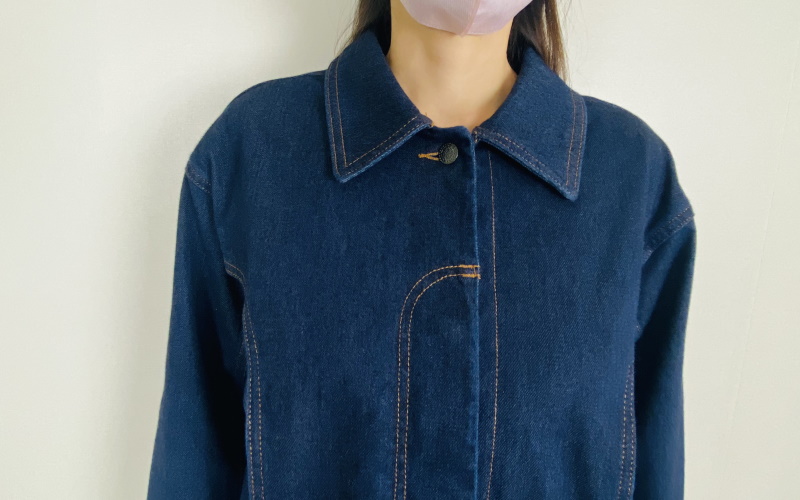 DoCLASSE　ニットdeデニム・デザインジャケット　14,190円（税込）