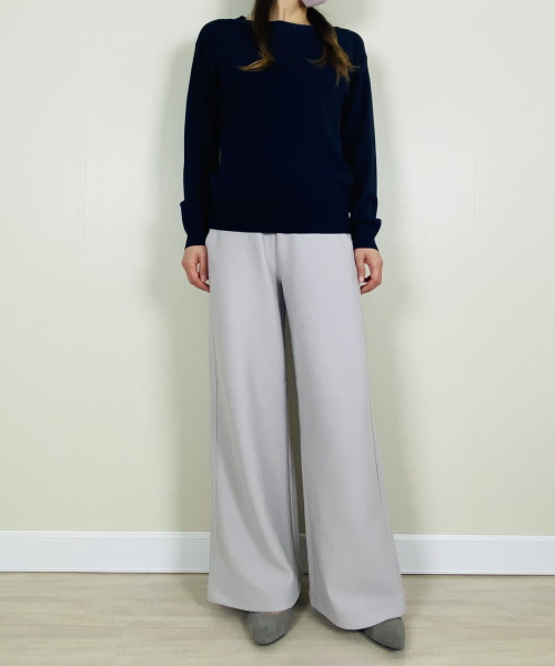 DoCLASSE　ハイツイストニット・ボートネック　4,389円（税込）