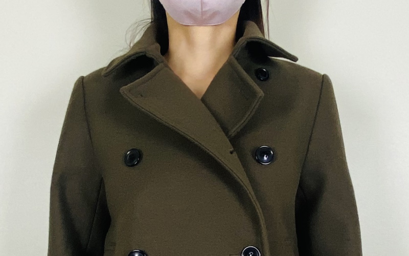 DoCLASSE　ニードルメルトン・Pコート　16,390円（税込）