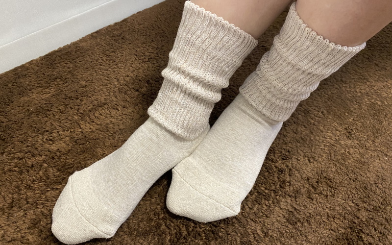 DoCLASSE　Nukle・シルク混裏パイルソックス