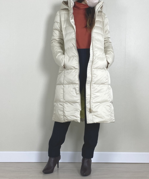 DoCLASSE　プレミアムダウン・立体ロングコート 19,690（税込）