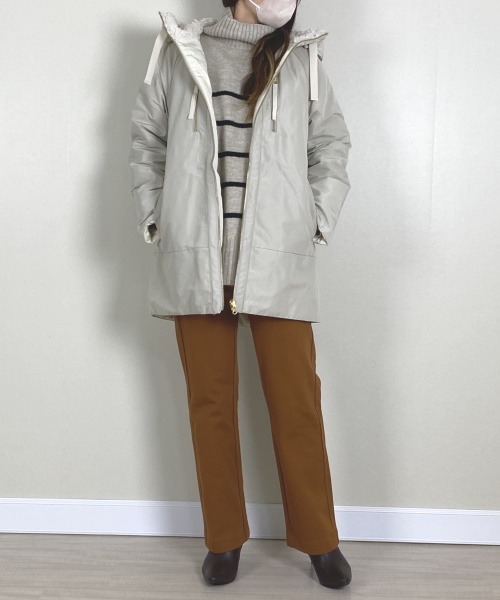 DoCLASSE　ウール混フラッフィー・タートルネック 8,789円（税込）