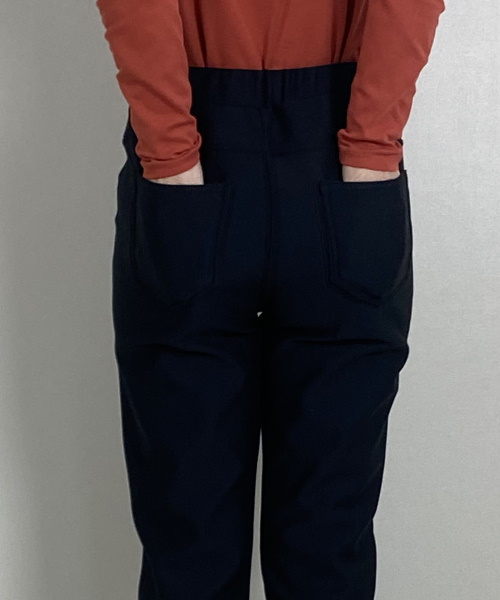 DoCLASSE　楽暖ベロア・スリムパンツ／72cm 5,489円（税込）